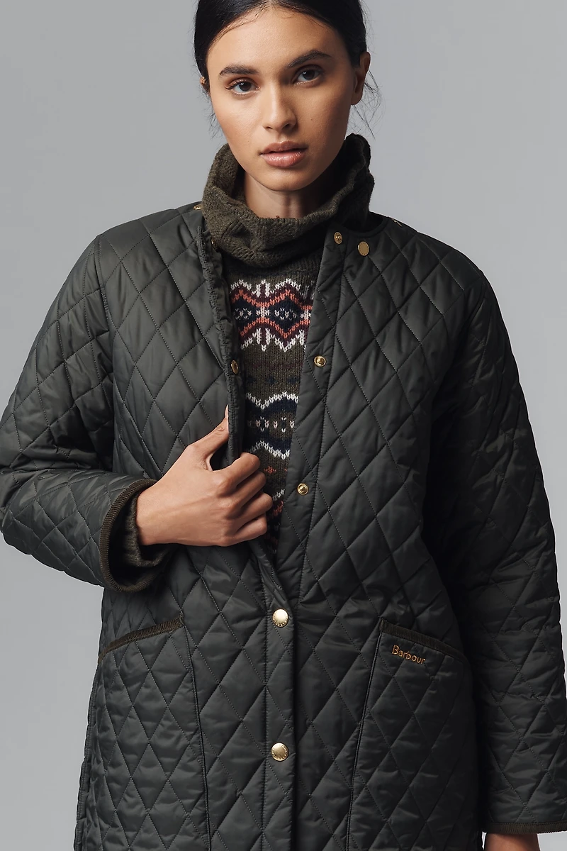 Barbour x Anthropologie Icons Liddesdale Quilted Jacket