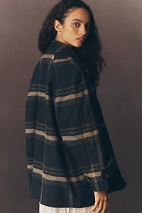 Barbour Tara Wool Blend Plaid Coat