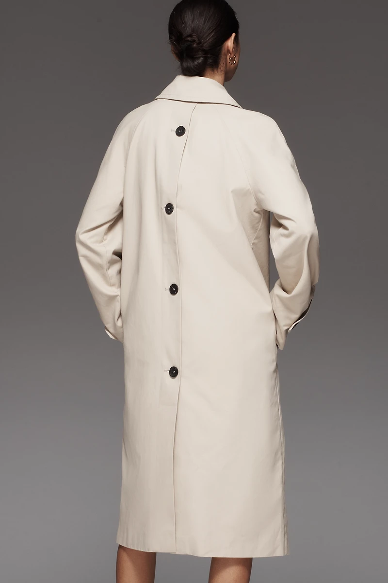 Avec Les Filles Long Trench Coat