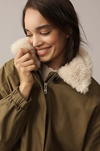Avec Les Filles Oversized Cinched Utility Jacket
