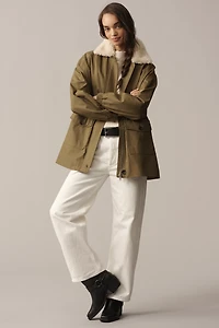 Avec Les Filles Oversized Cinched Utility Jacket
