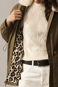 Avec Les Filles Oversized Cinched Utility Jacket