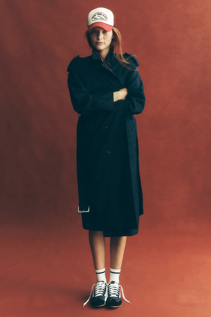 Avec Les Filles Belted Trench Coat