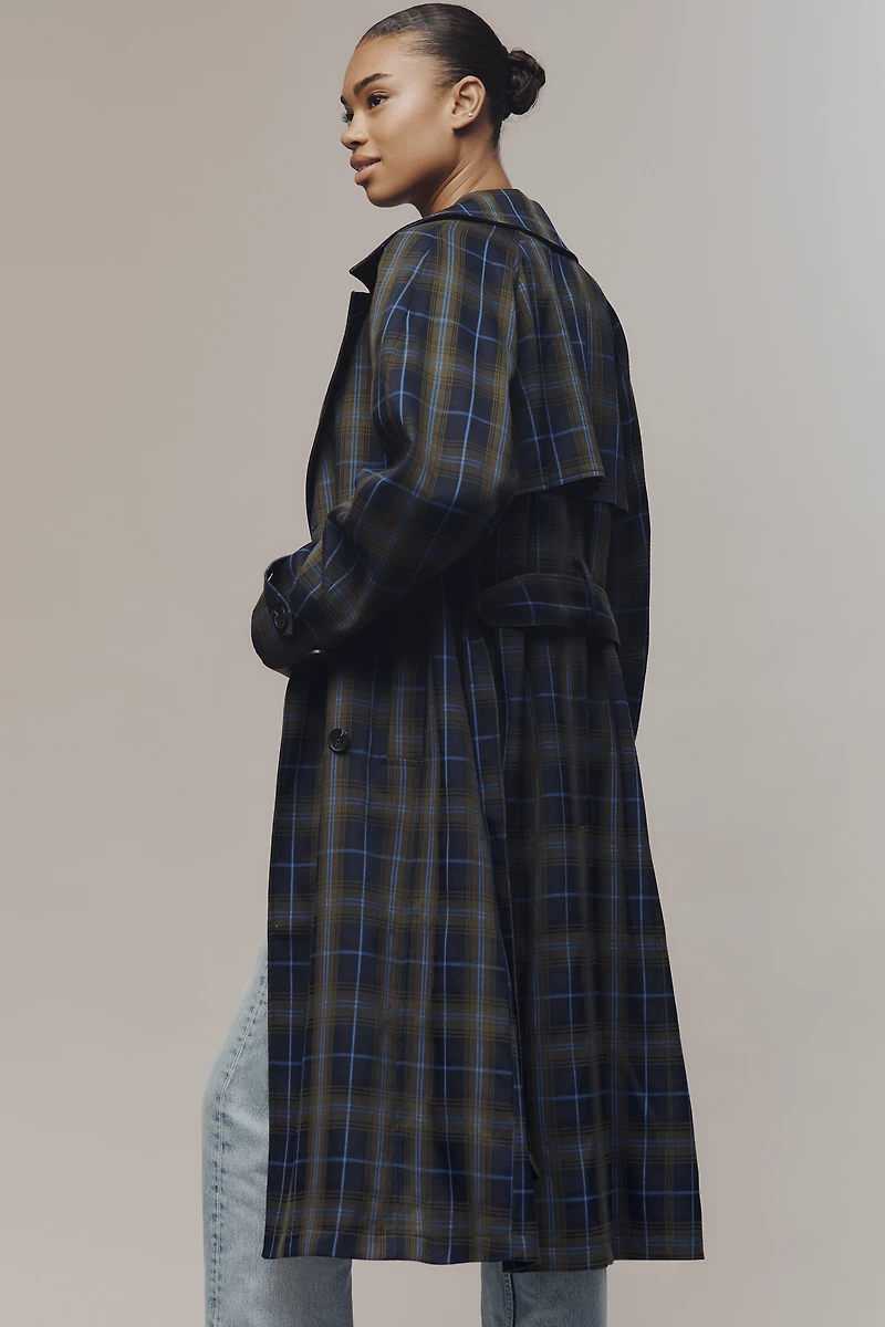 Avec Les Filles Belted Trench Coat