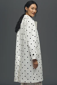 Avec Les Filles Polka Dot Car Coat