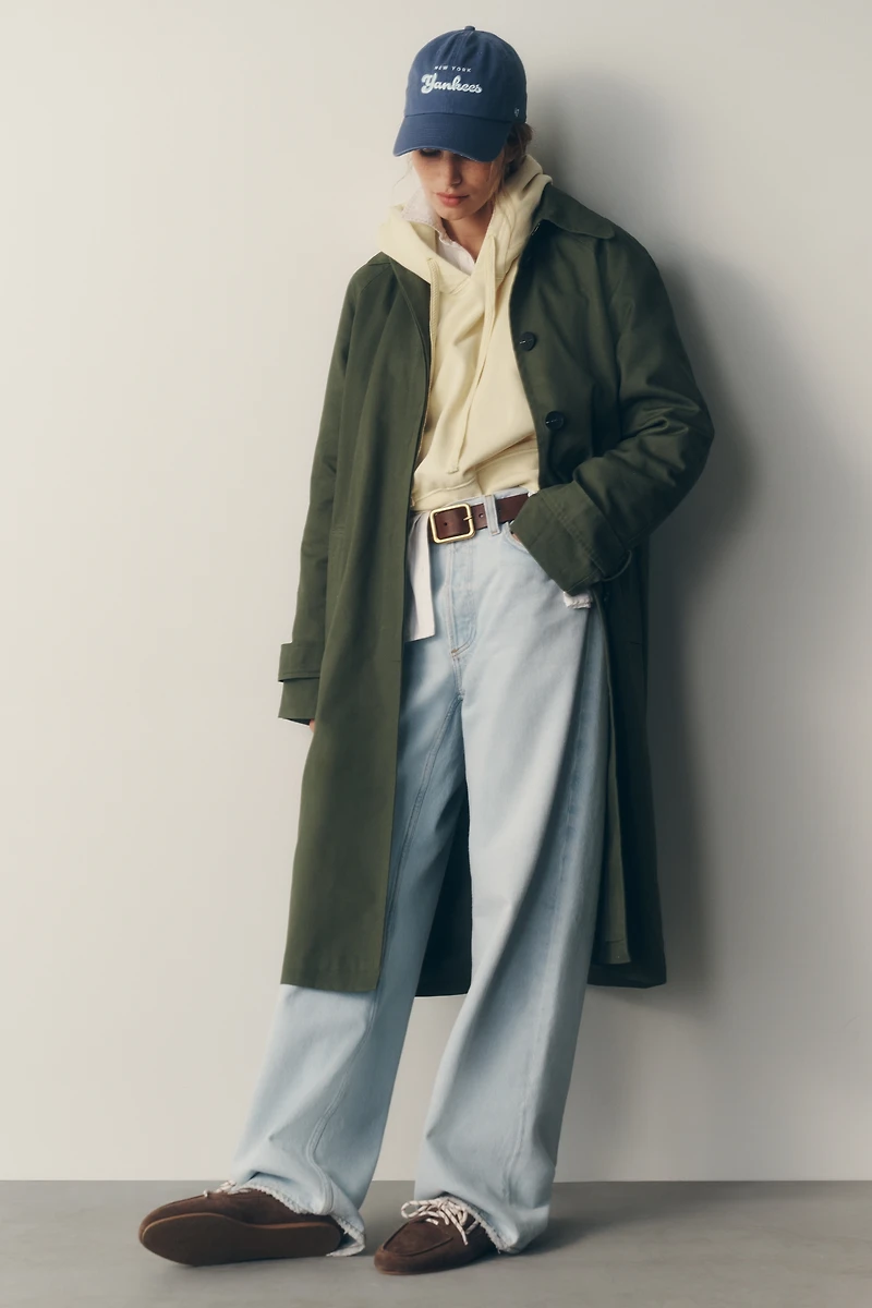 Avec Les Filles Long Trench Coat