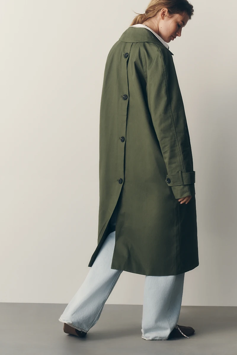 Avec Les Filles Long Trench Coat