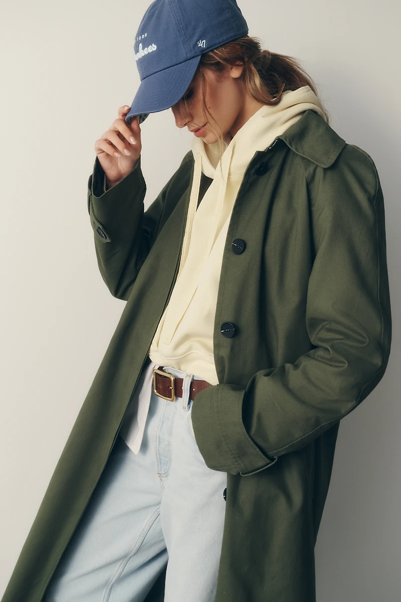 Avec Les Filles Long Trench Coat