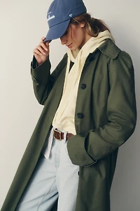 Avec Les Filles Long Trench Coat