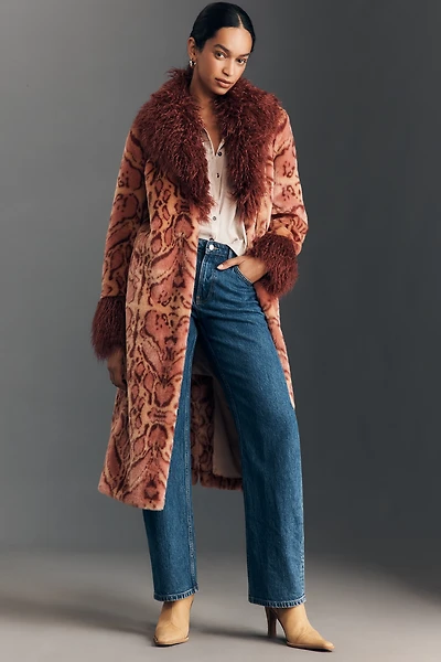 Unreal Fur Cuvee Rose Faux-Fur Coat