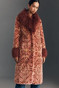 Unreal Fur Cuvee Rose Faux-Fur Coat