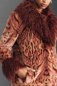 Unreal Fur Cuvee Rose Faux-Fur Coat