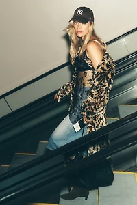 Unreal Fur Long Song Faux-Fur Coat