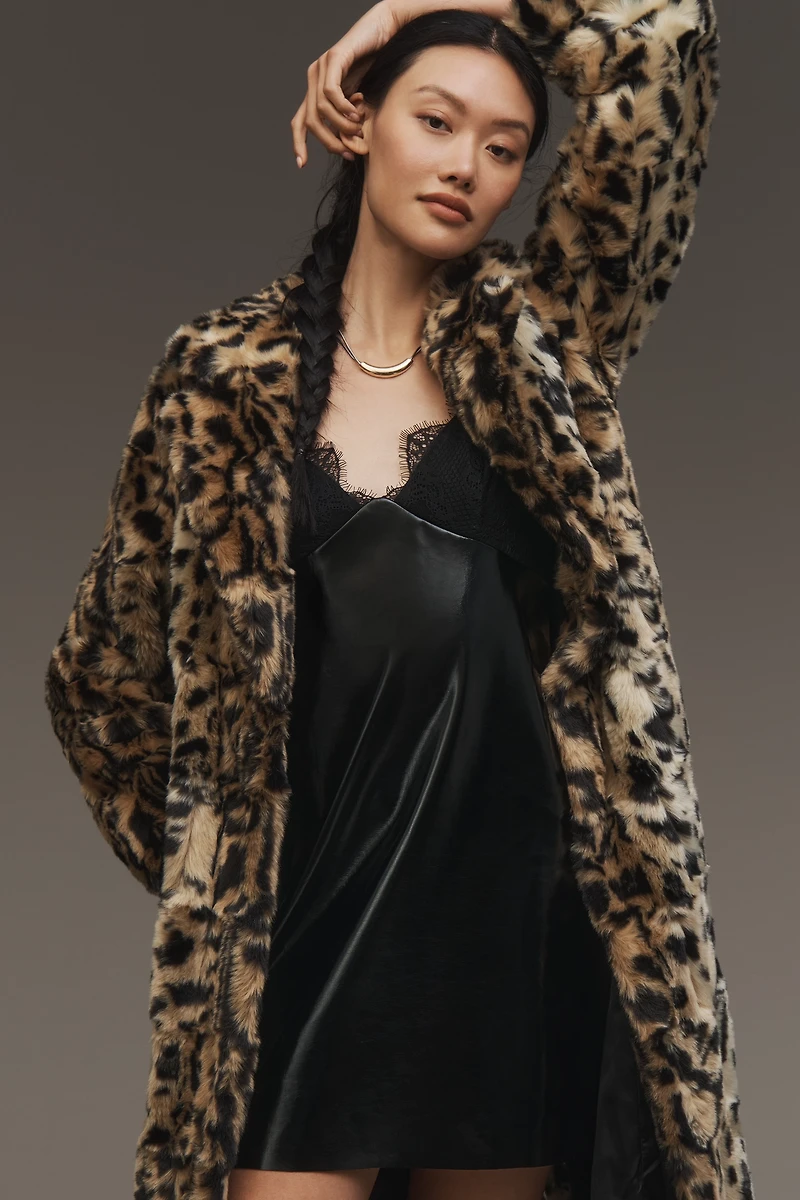 Unreal Fur Long Song Faux-Fur Coat