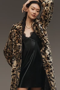Unreal Fur Long Song Faux-Fur Coat