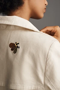Maeve Embroidered Trench Coat