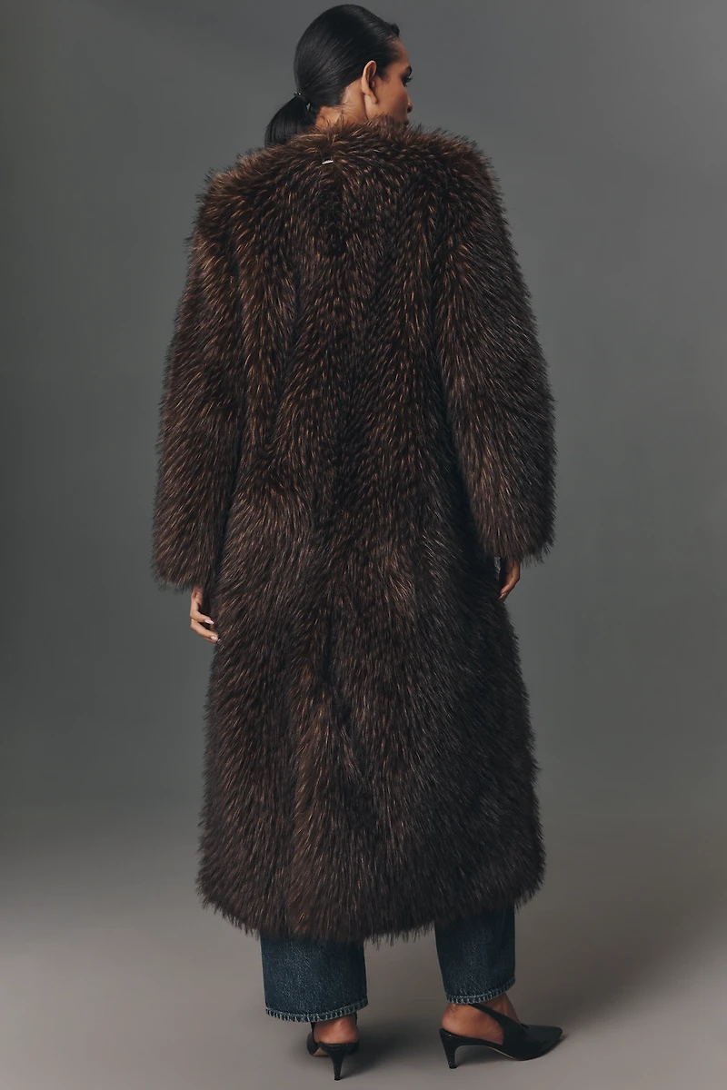APPARIS Nolwen Faux-Fur Maxi Coat