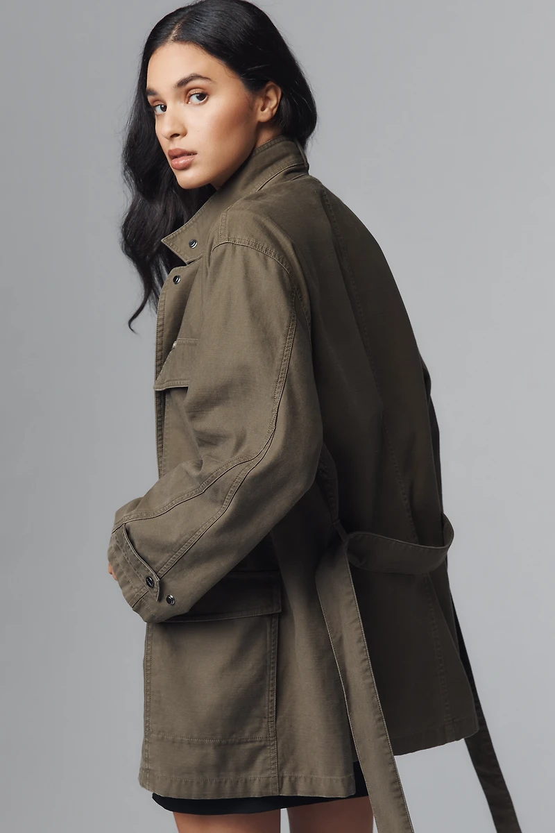 Closed Utility Parka Coat