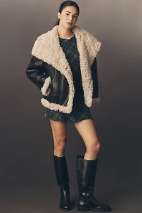 Lamarque Demi Faux-Shearling Coat