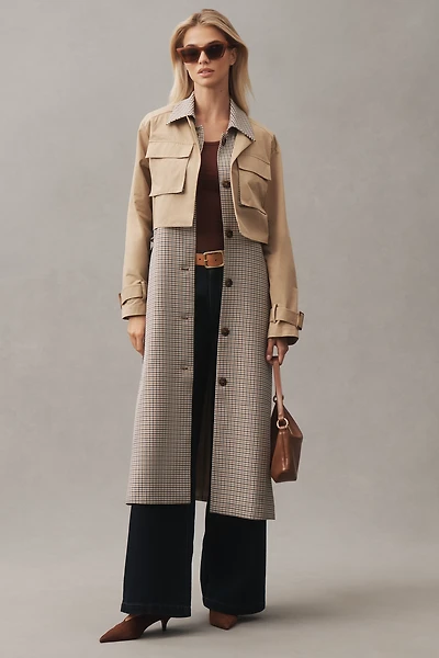 Mare Twofer Vest Trench Coat