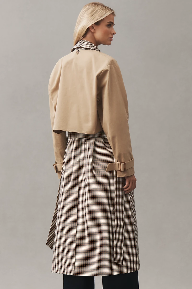 Mare Twofer Vest Trench Coat