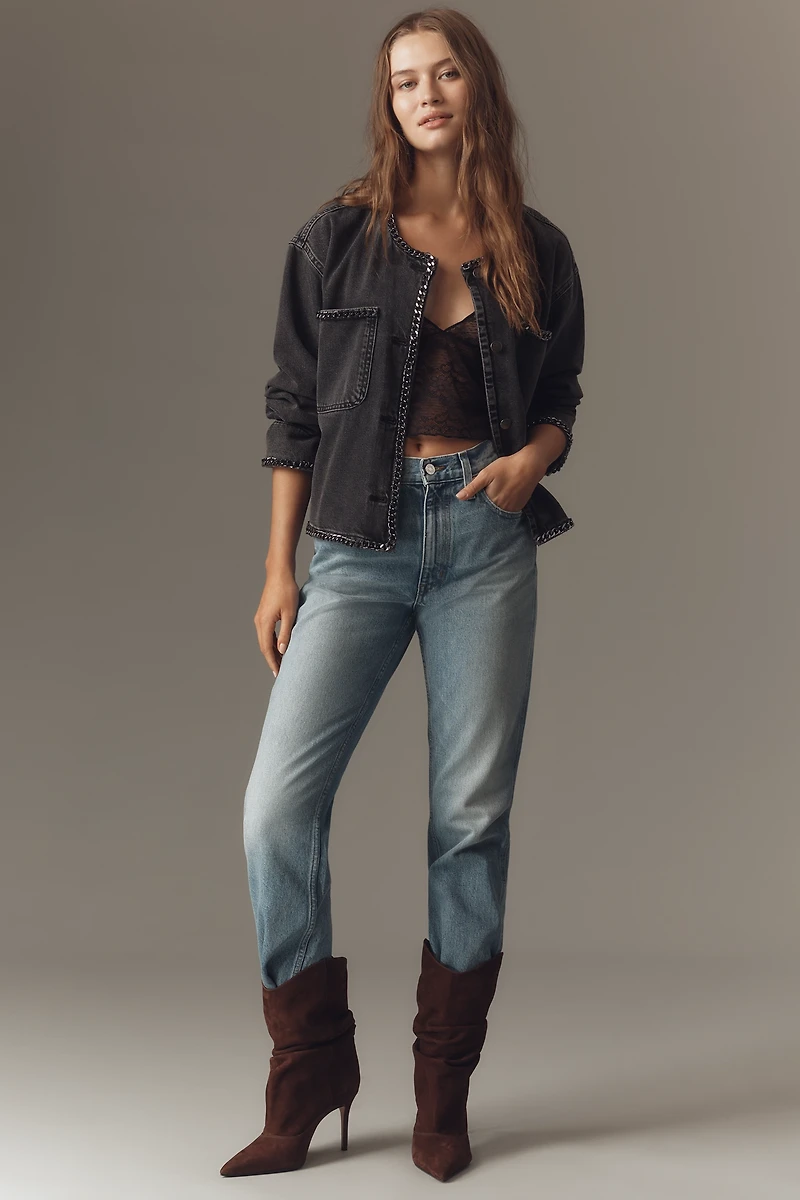 Pilcro Chain Denim Jacket