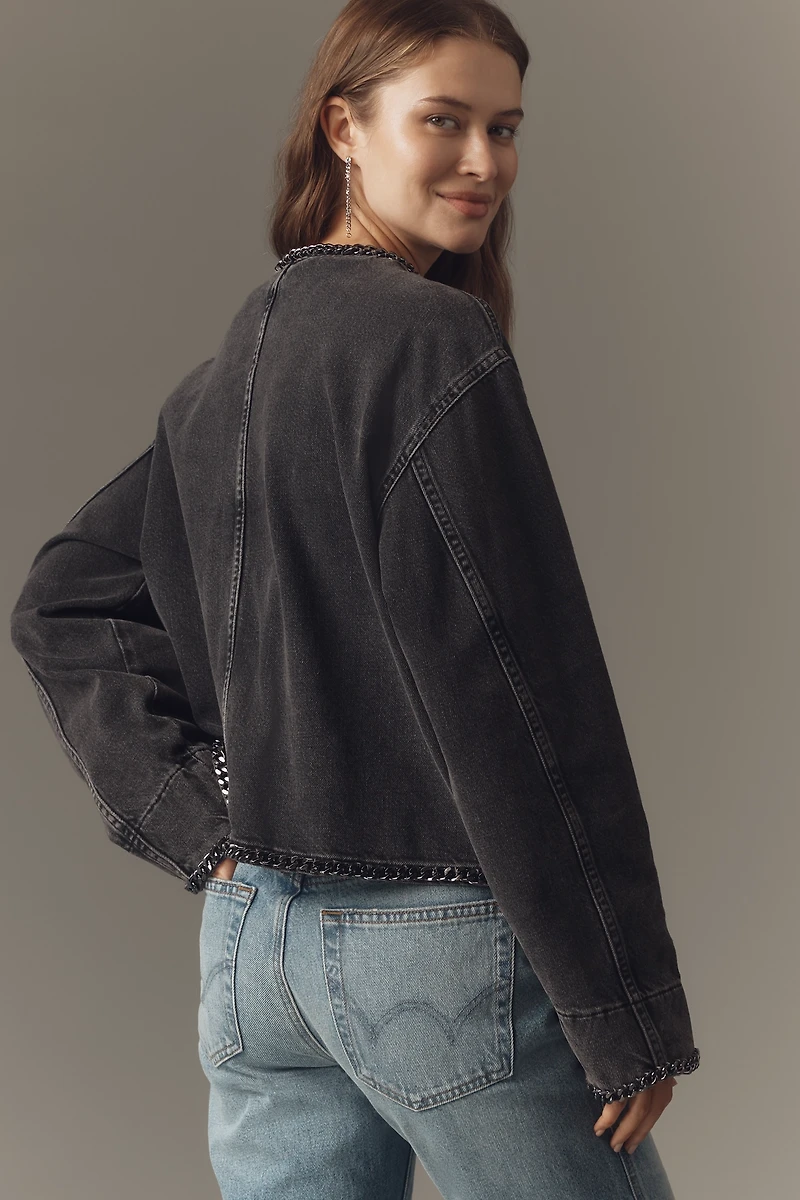 Pilcro Chain Denim Jacket