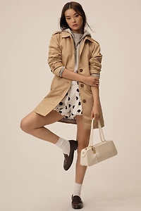 Ellen Tracy Quilted Trench Coat