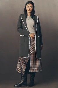 NVLT Whipstitch Wrap Coat