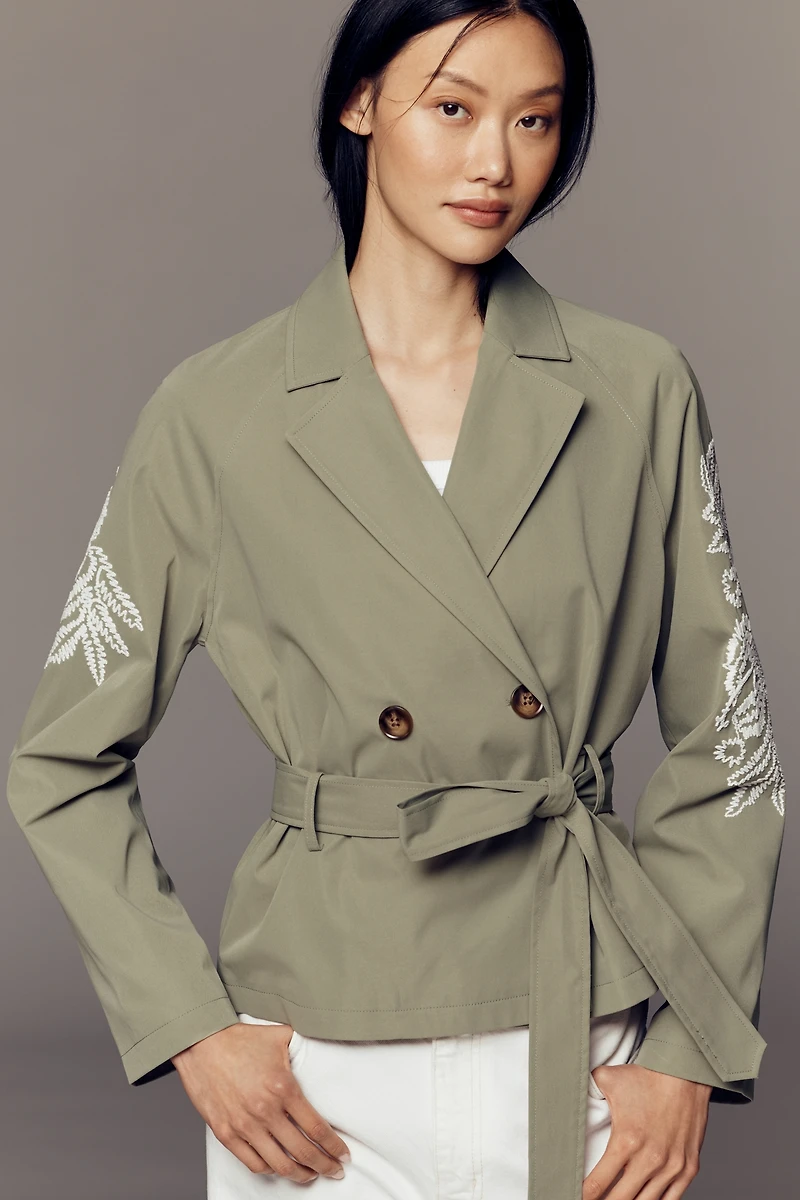 NVLT Crop Embroidered Jacket