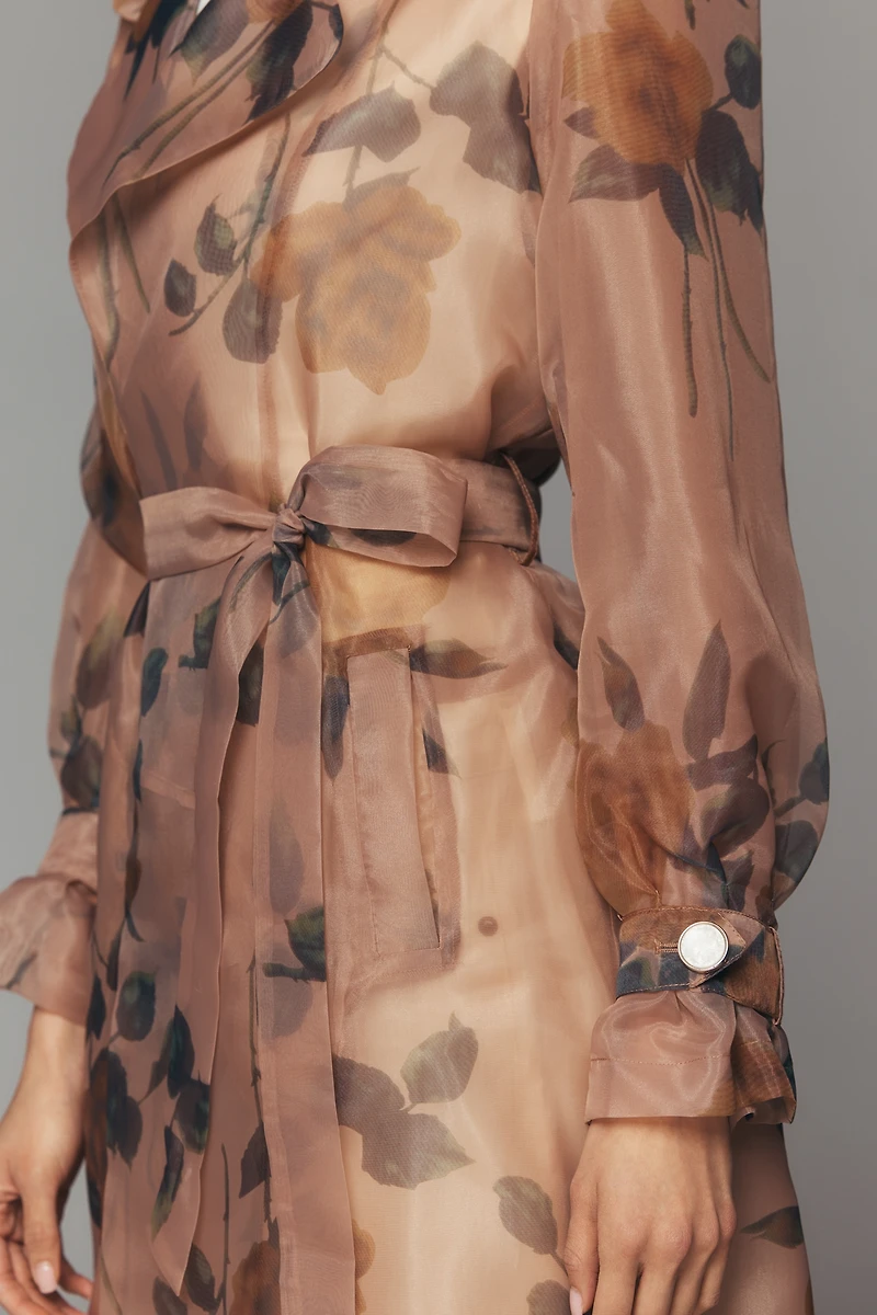 NVLT Organza Trench Coat