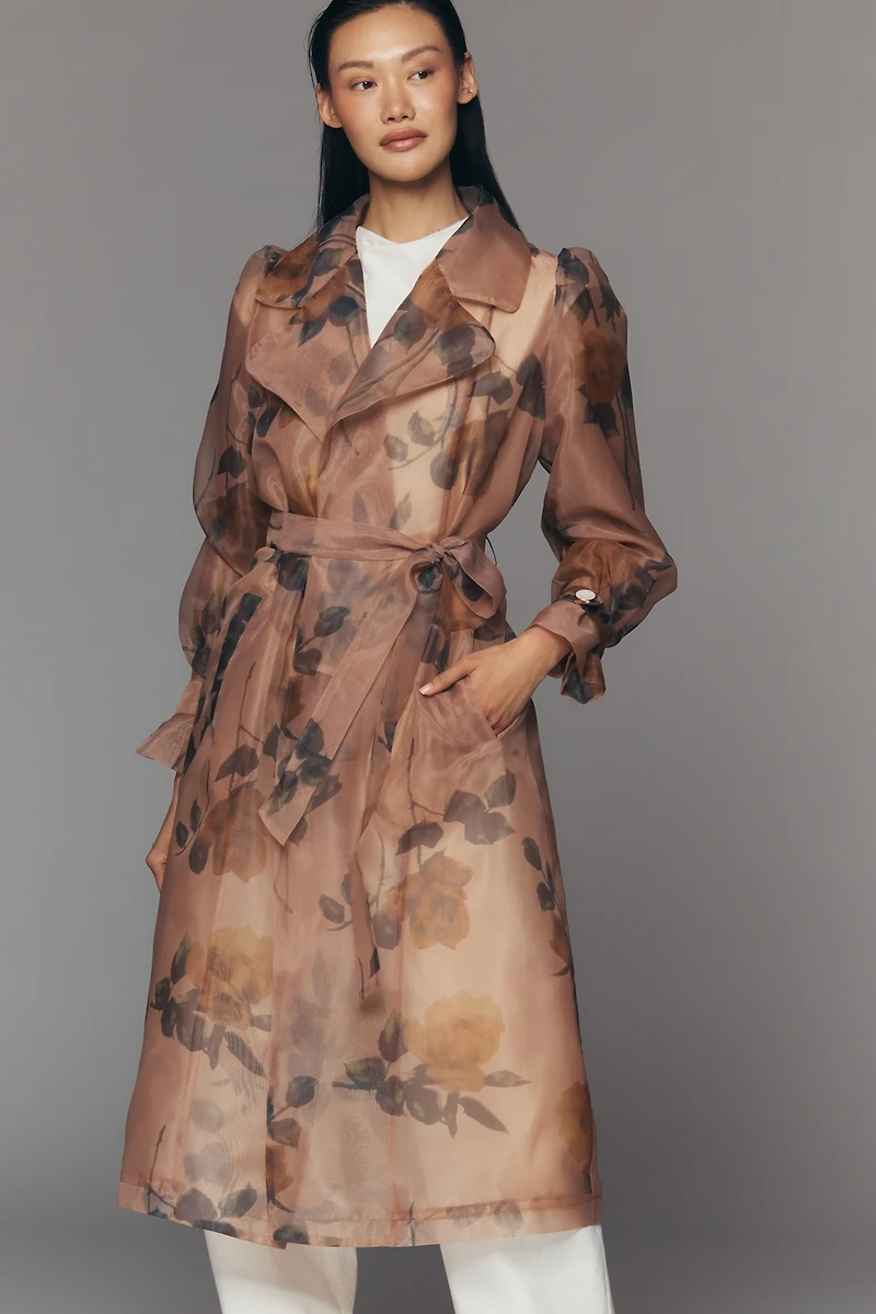 NVLT Organza Trench Coat