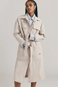 Hunter Patti Belted Utility Trench Coat