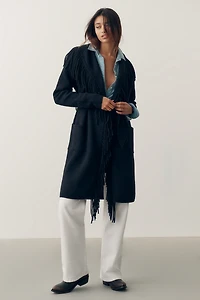 NVLT Eyelash Wrap Coatigan Sweater