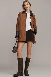 Pilcro Adelaide Suede Barn Jacket