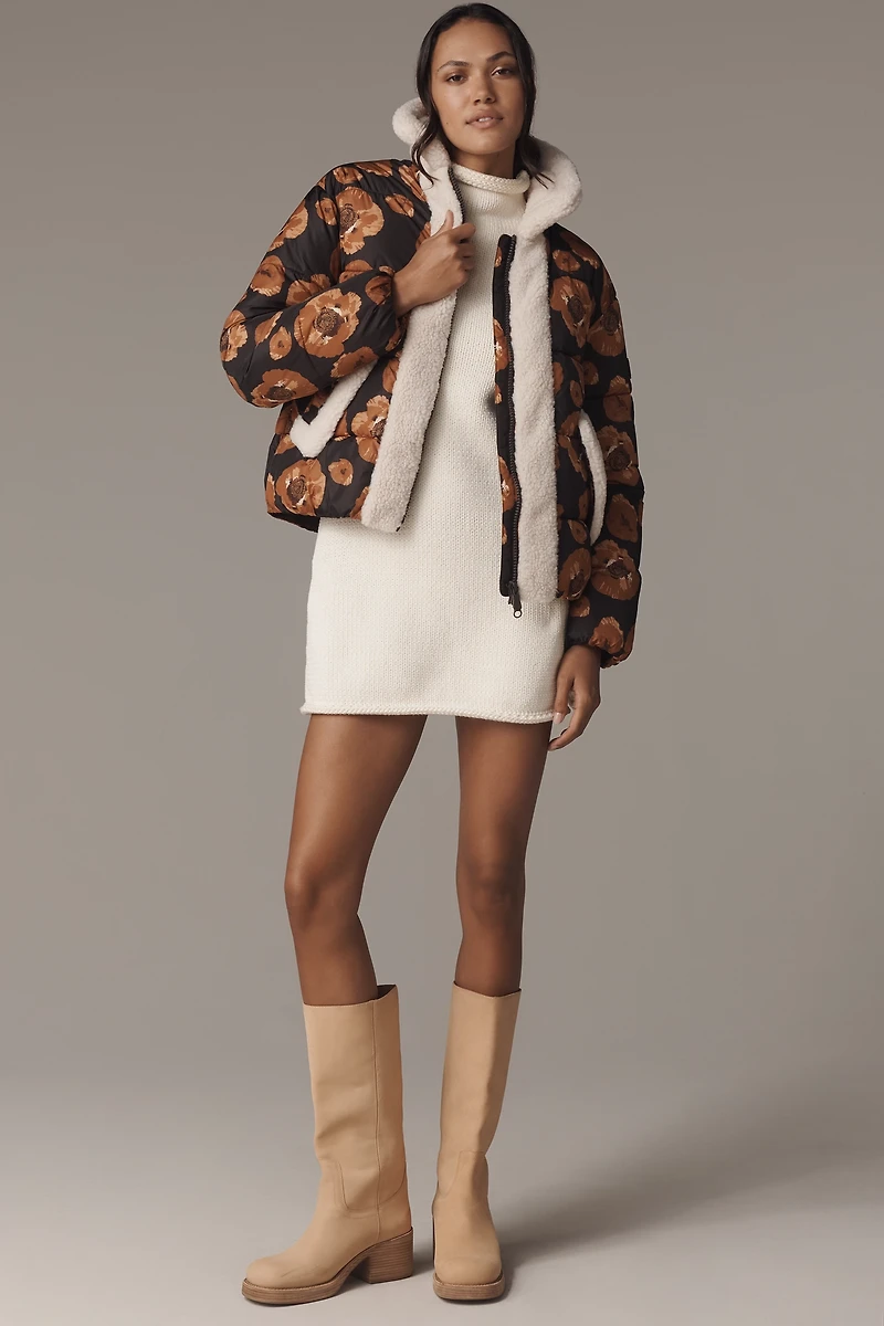 Save The Duck Faux-Shearling Puffer Jacket