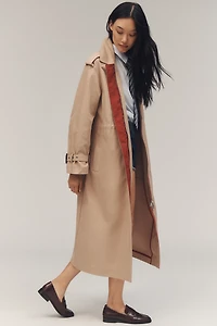 Maeve Cinched-Waist Trench Coat