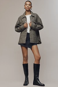 Maeve Tweed Shirt Jacket