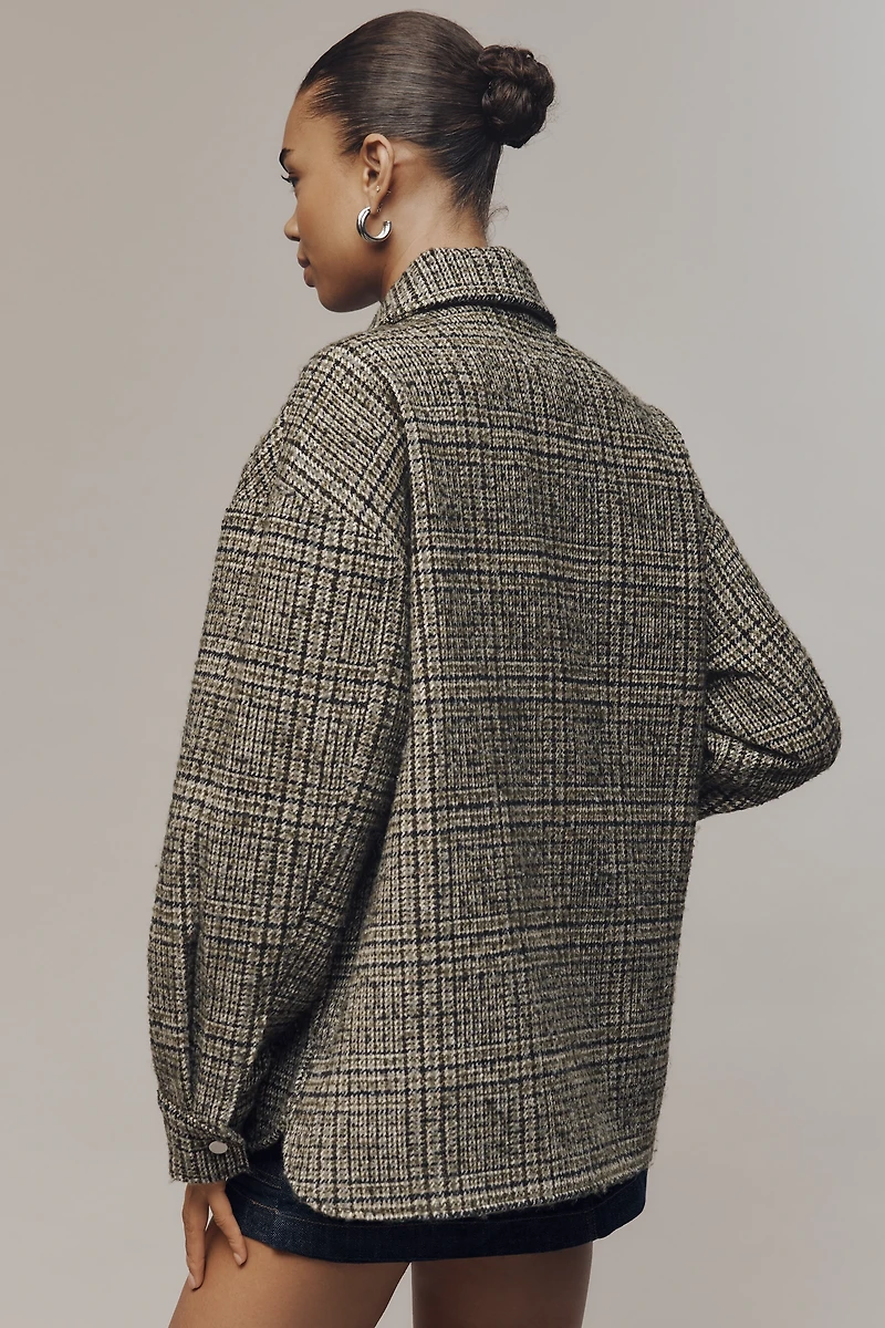 Maeve Tweed Shirt Jacket