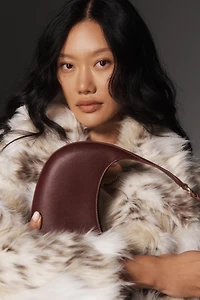 Pilcro Shaggy Faux Fur Coat