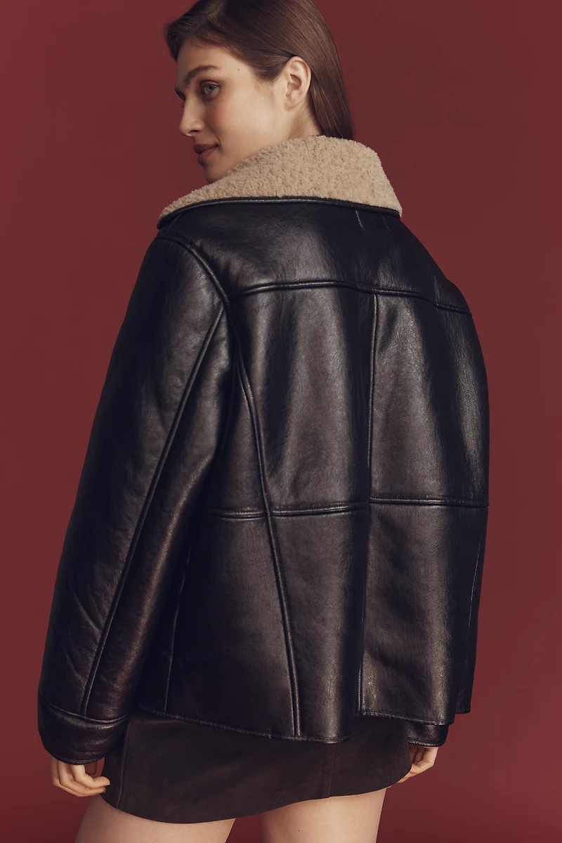 Maeve Faux-Shearling Jacket