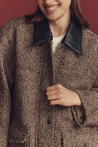 Pilcro Wool Blend Barn Jacket