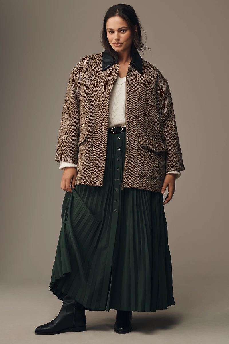 Pilcro Wool Blend Barn Jacket