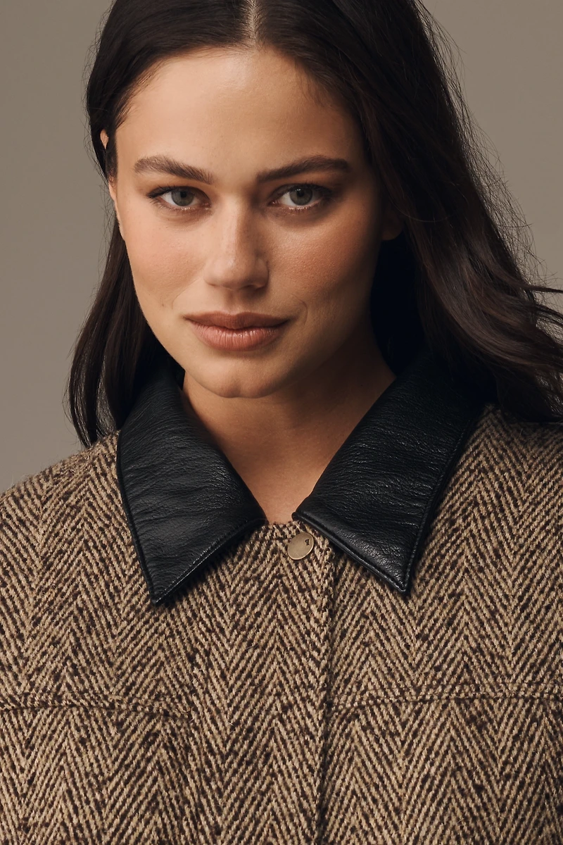 Pilcro Wool Blend Barn Jacket