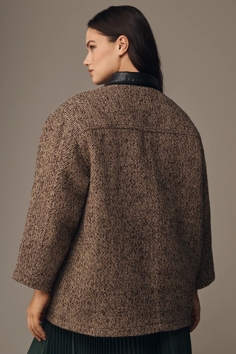 Pilcro Wool Blend Barn Jacket