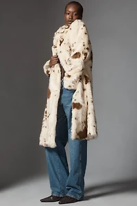 Maeve Grand Glam Faux Fur Coat