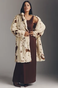 Maeve Grand Glam Faux Fur Coat