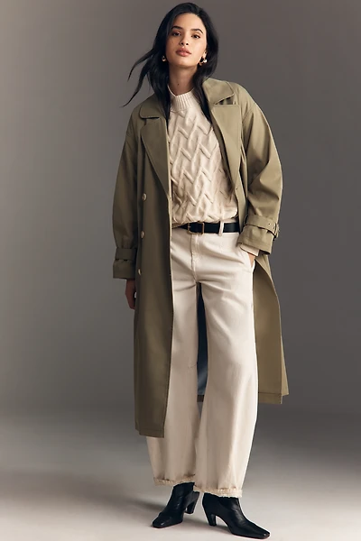 Maeve Belted Long Trench Coat