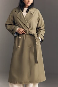 Maeve Belted Long Trench Coat