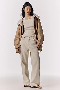 By Anthropologie Bubble-Hem Anorak Jacket